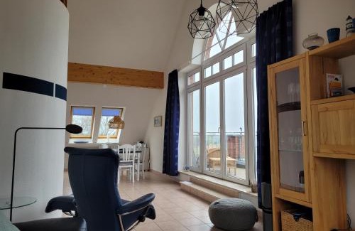 Alt Gaarz Apartment | SUNSET LOFT Rerik Meerblick Maisonettewohnung mit großem Balkon