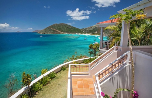 Jost Van Dyke Villa | Sunset Villa East, stunning 2 br/2 ba overlooking White Bay on Jost Van Dyke