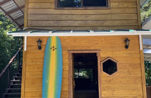 Langostino House | Super private surf spot-jungle hideaway with private creek and small waterfall