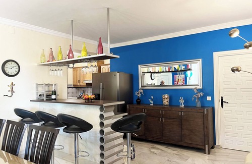 Mijas Villa | Superb villa Sea views Heatable pool 5 min walk to beach & all amenities