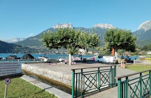 Duingt Apartment | Superbe Duplex les pieds dans l'eau Vue Lac et Château avec Plage et parking Privés