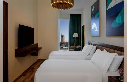 Dubai Media City Apartment | Superior Two Bedroom Apartment Near The Media Lounge Palm By Luxury Bookings