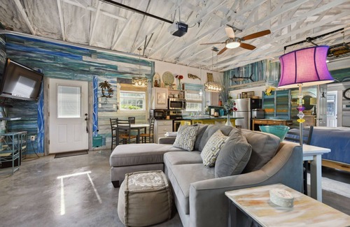 Gulfport Cottage | Surf Shack Beach Cottage, Steps to the Beach!