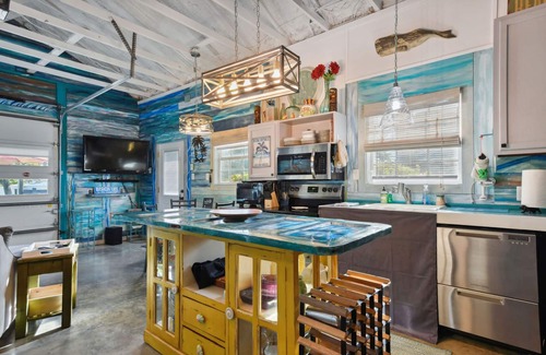 Gulfport Cottage | Surf Shack Beach Cottage, Steps to the Beach!