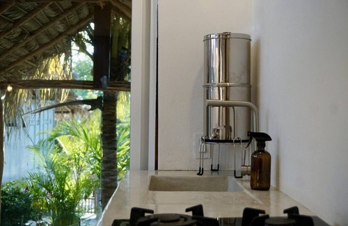 Emiliano Zapata Apartment | Surf Studio with Desk & Kitchen – Walk to Waves