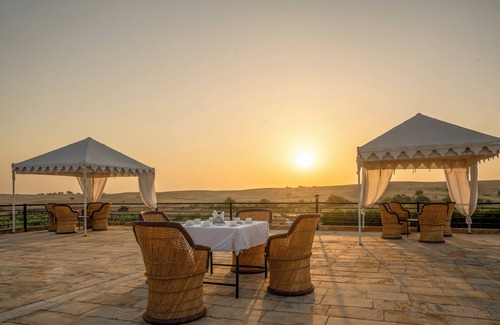Jaisalmer RV Rental | Surya-Ansh Desert Wellness Resort - Campsite