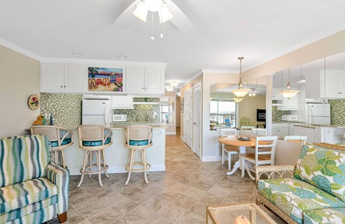 Emerald Isle Condo | "SweetWater" ~ 1302 Queens Court ~ 1Bd/1Ba Top Floor Oceanfront Condo ~ Elevator