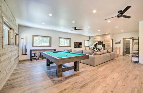 Island Park House | Swiss Cabin in Macks Inn Game Room and Fire Pit!