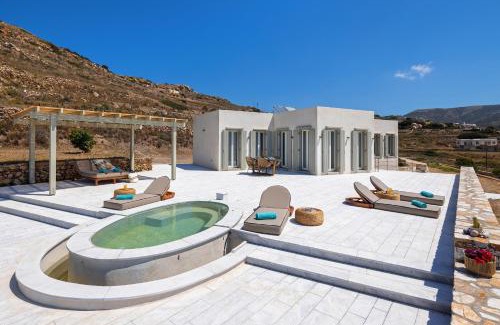 Vissa Villa | Syros Grace eco-Villa with Jacuzzi & Stuning Views