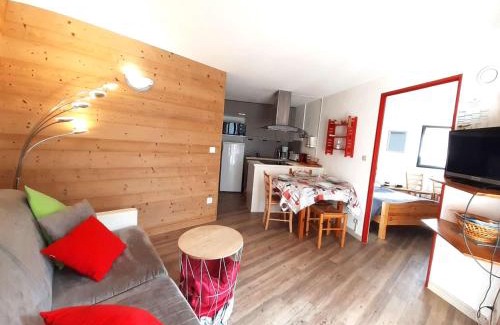 Saint-Lary-Soulan Apartment | T2 6 pers, balco, cuisine Eq, casier skis, 1700m, Saint-Lary - FR-1-457-144