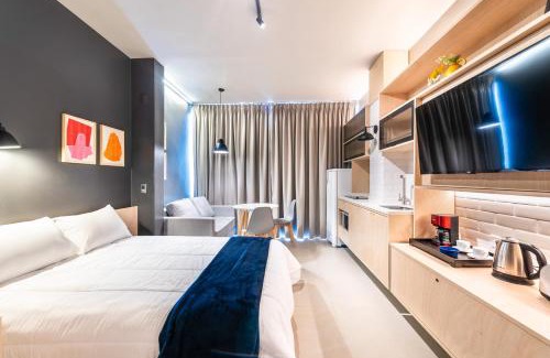 Perdizes Apartment | T65 - Novo Bhaus Allianz Park - Vista Incrível Allianz - VN Turiassu - Vaga de Garagem Rotativa Mediante Disponibilidade - 50m do Allianz Park - Acomoda 3 pessoas