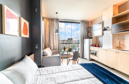 Perdizes Apartment | T65 - Novo Bhaus Allianz Park - Vista Incrível Allianz - VN Turiassu - Vaga de Garagem Rotativa Mediante Disponibilidade - 50m do Allianz Park - Acomoda 3 pessoas