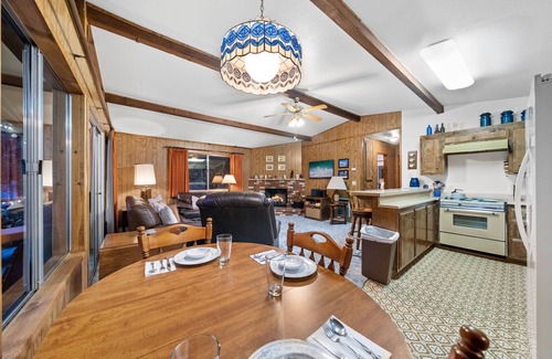 Palm Springs Cabin | Tahquitz Chalet: Pet Friendly, Retro Chic Cabin with Lily Rock Views