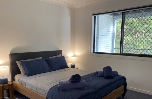 Brisbane Waterfront House | Tangalooma Fun for Friends and Family large house, two decks and pool table
