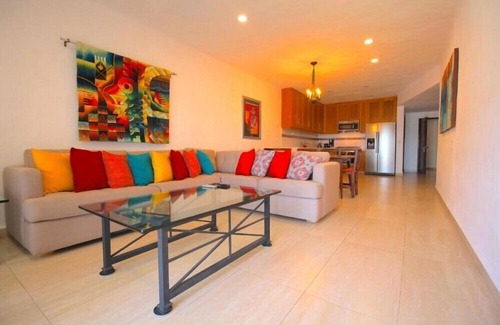 South Hotel Zone Hotel | Tasteful 1BR Condo with Garden & Pool in Los Tules