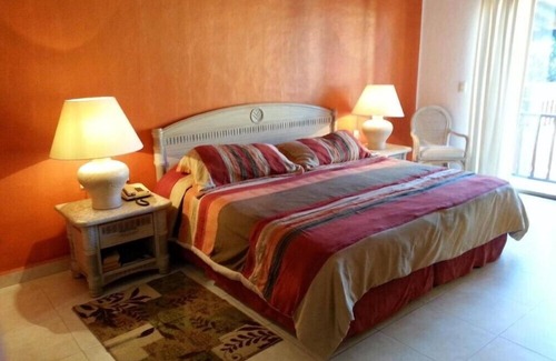 South Hotel Zone Hotel | Tasteful 1BR Condo with Garden & Pool in Los Tules