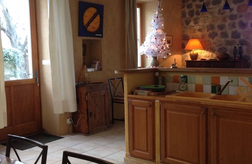 Saint-Andeol-de-Berg House | Tastefully renovated village house, 150m2, sleeps 8 or 9, enclosed garden.
