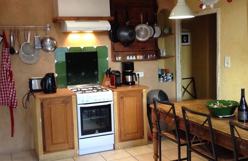 Saint-Andeol-de-Berg House | Tastefully renovated village house, 150m2, sleeps 8 or 9, enclosed garden.