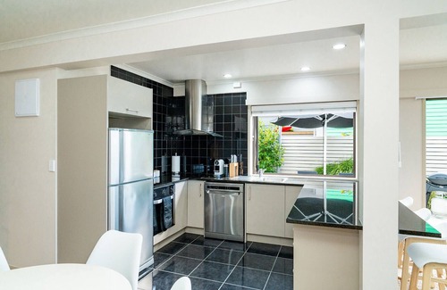 Waihi Beach Apartment | Te Mahana Apartment - pool, spa, beachfront