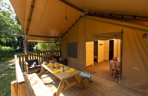 Palau-del-Vidre House | Tent Lodge PMR 2 Schlafzimmer 4 bis 5 Personen - 4 Pers. im Tarif enthalten