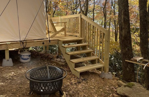 Blowing Rock RV Rental | Tentrr Signature Site - Serenity at Billy Goat Falls