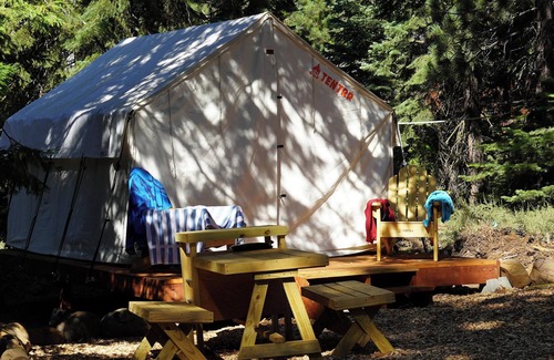 Tahoe Vista RV Rental | Tentrr Signature Site - Tahoe Vista Forest - Mt. Rose Site