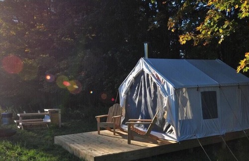 Waterville RV Rental | Tentrr Signature Site - Pasture Paradise Camp at Parkwood Farm