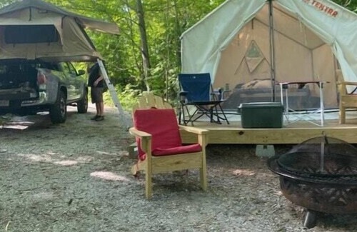 Auburn RV Rental | Tentrr Signature Site - Maple Grove Cove @ Ewe Turn Farm
