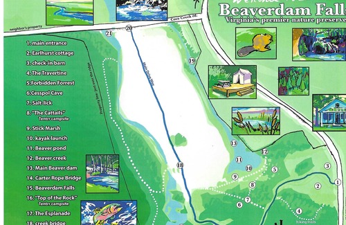 Glace RV Rental | Tentrr Signature Site - Beaverdam Falls, Sweet Springs