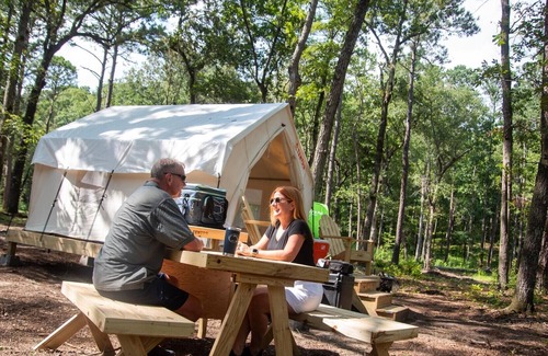 Florence RV Rental | Tentrr Signature Site - The Woods at Black Creek - Duck Blind