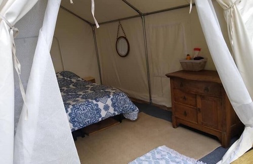 Skowhegan RV Rental | Tentrr Signature Site - Sunrise at The Old Miller Shed Company