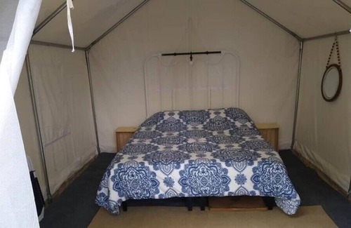 Skowhegan RV Rental | Tentrr Signature Site - Sunrise at The Old Miller Shed Company