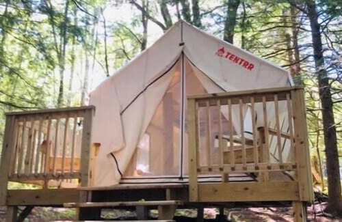Kauneonga Lake RV Rental | Tentrr Signature Site - Come As You Are at the Tentrr Catskill Retreat - Stream