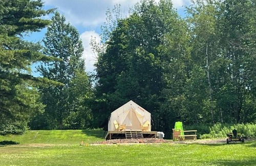Thompson RV Rental | Tentrr Signature Site - Endless Mountain Escape at Camp Bluestone