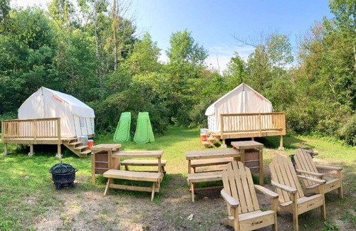 Ancram RV Rental | Tentrr State Park Site - Lake Taghkanic Secluded Lakeside Double - Site D
