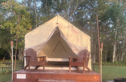 Iberia Parish RV Rental | Tentrr State Park Site - Louisiana Lake Fausse Pointe - Cypress Site A - Single