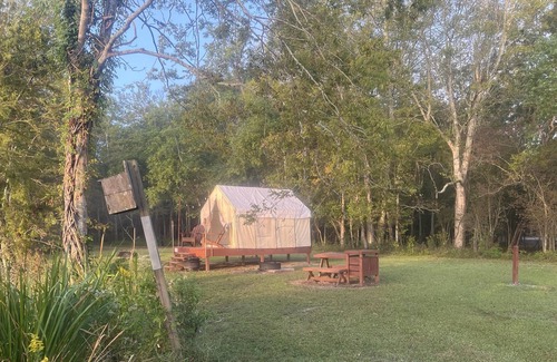 Iberia Parish RV Rental | Tentrr State Park Site - Louisiana Lake Fausse Pointe - Cypress Site A - Single