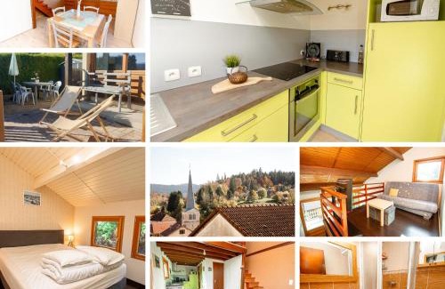 Les Hopitaux-Neufs Apartment | Terrasse des Monts - Duplex Indépendant de Charme