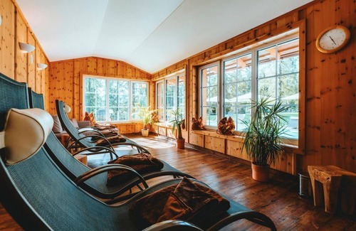 Ramsau am Dachstein House | Terrasse-suite, Dusche und WC - Hotel Lindenhof