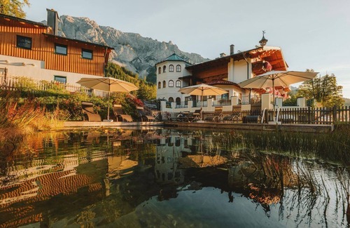 Ramsau am Dachstein House | Terrasse-suite, Dusche und WC - Hotel Lindenhof