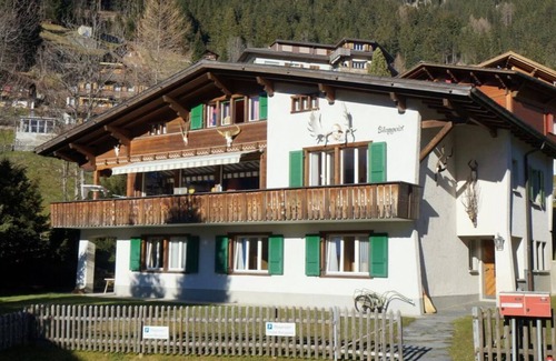 Adelboden Ski Chalet | Terrasse und Garten