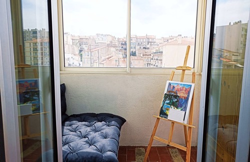 7th Arrondissement Apartment | Terrasse vue mer et Notre Dame de la Garde, à 2 min de la Plage des Catalans