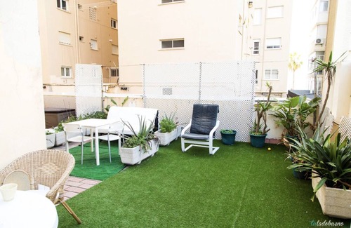 Cadiz Apartment | Terraza y Playa