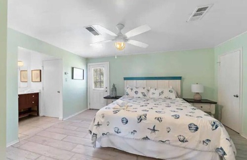 Pirates Beach House | Texas vacation home with huge yard and pool, close to beach