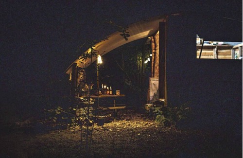 Ash Cabin | Thatched roundhouse in Somerset woodland; off-grid relaxation & campfire cooking