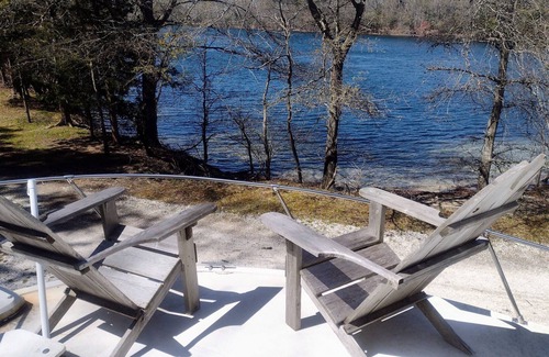 Goshen Boat Rental | The Ark at StBabs Grande Retreat on Lake Safe Haven (Jersey Cape)