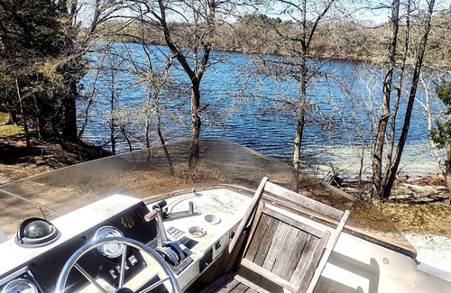 Goshen Boat Rental | The Ark at StBabs Grande Retreat on Lake Safe Haven (Jersey Cape)