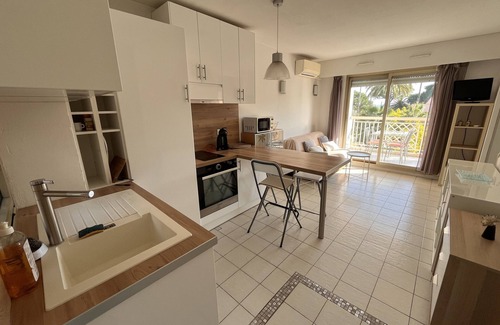 Golfe Juan Apartment | THE BEACH 300 m AWAY, THE PALMS, THE SUN