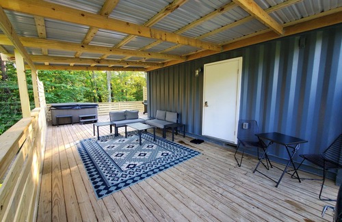 Logan Cabin | The Blue Bird "Shipping Container home" Newly Upgraded!