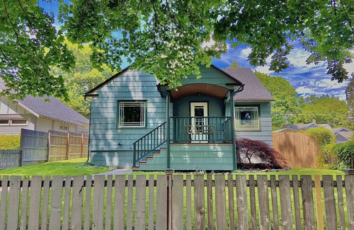 Garden District House | The Blue Gable Downtown CDA. Hot Tub, Home Theater, Game Room, 2 King Beds!